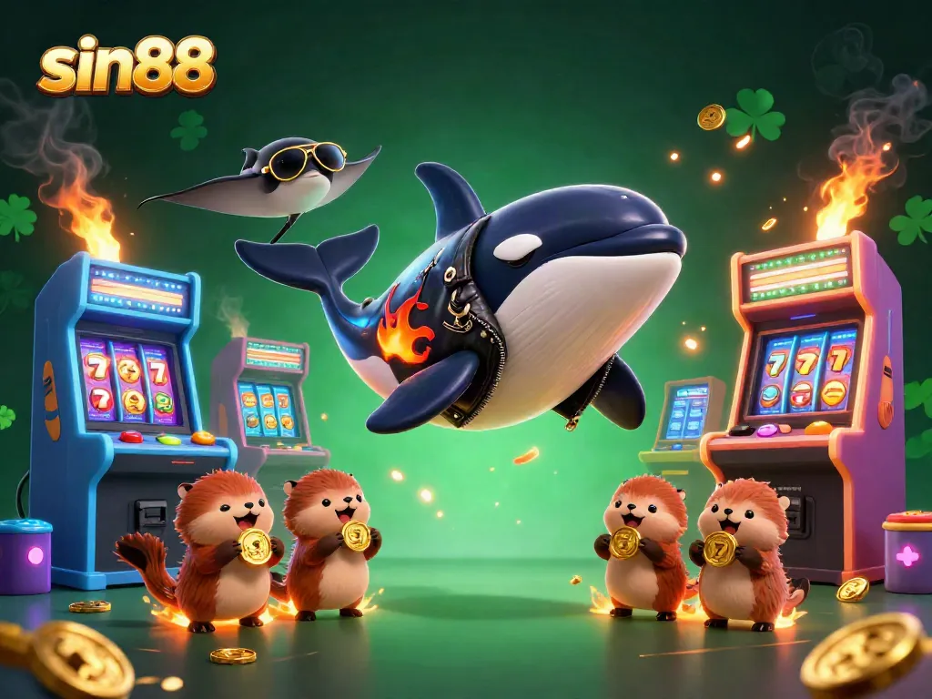 Experience the excitement of sin88 casino with vibrant characters and engaging game elements.